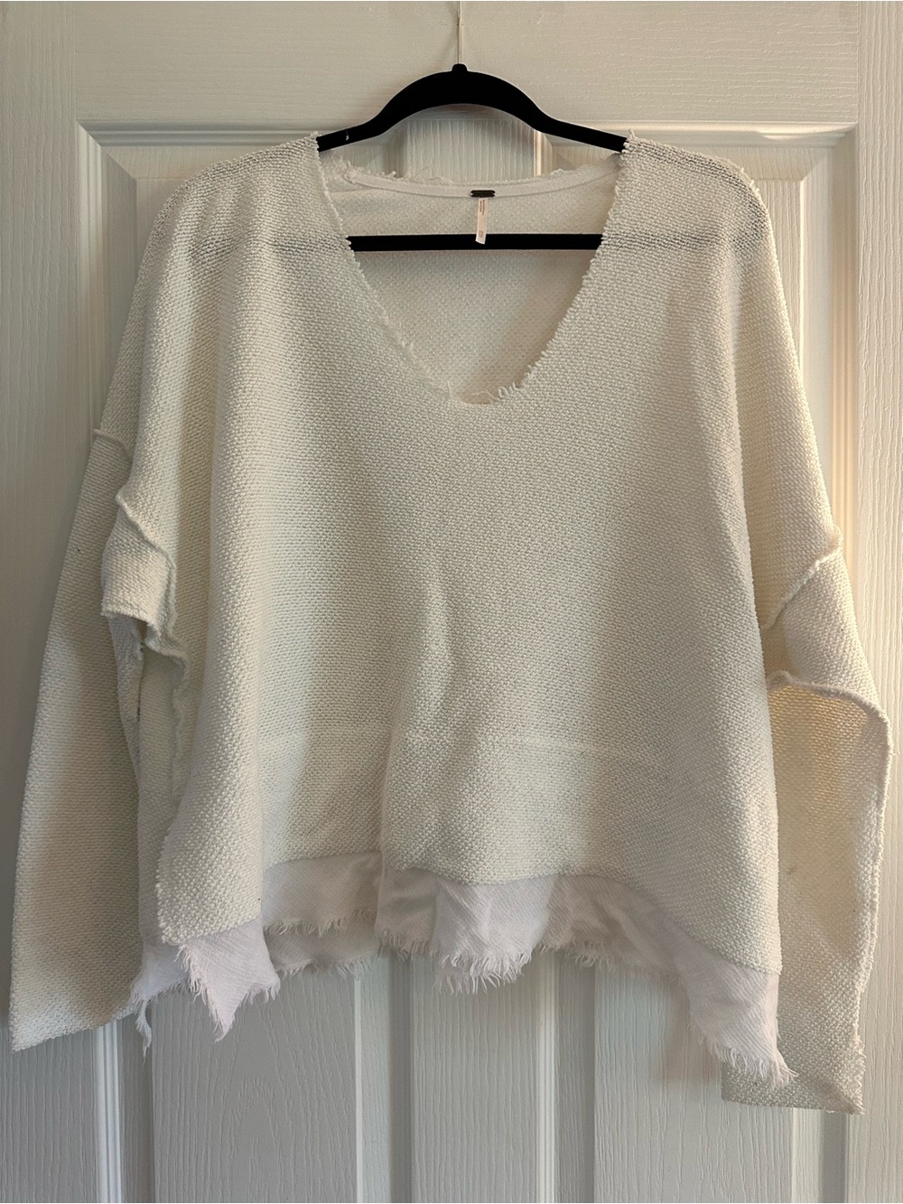 Free People Ivory beachy Pullover XS